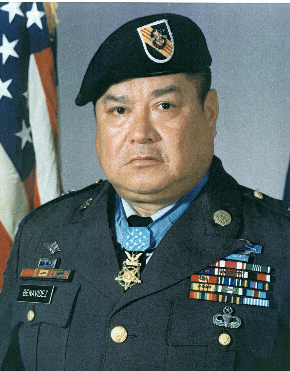 Master Sergeant Roy P. Benavidez, U.S. Army portrait. Photo: Wikimedia Commons