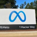 Meta headquarters sign